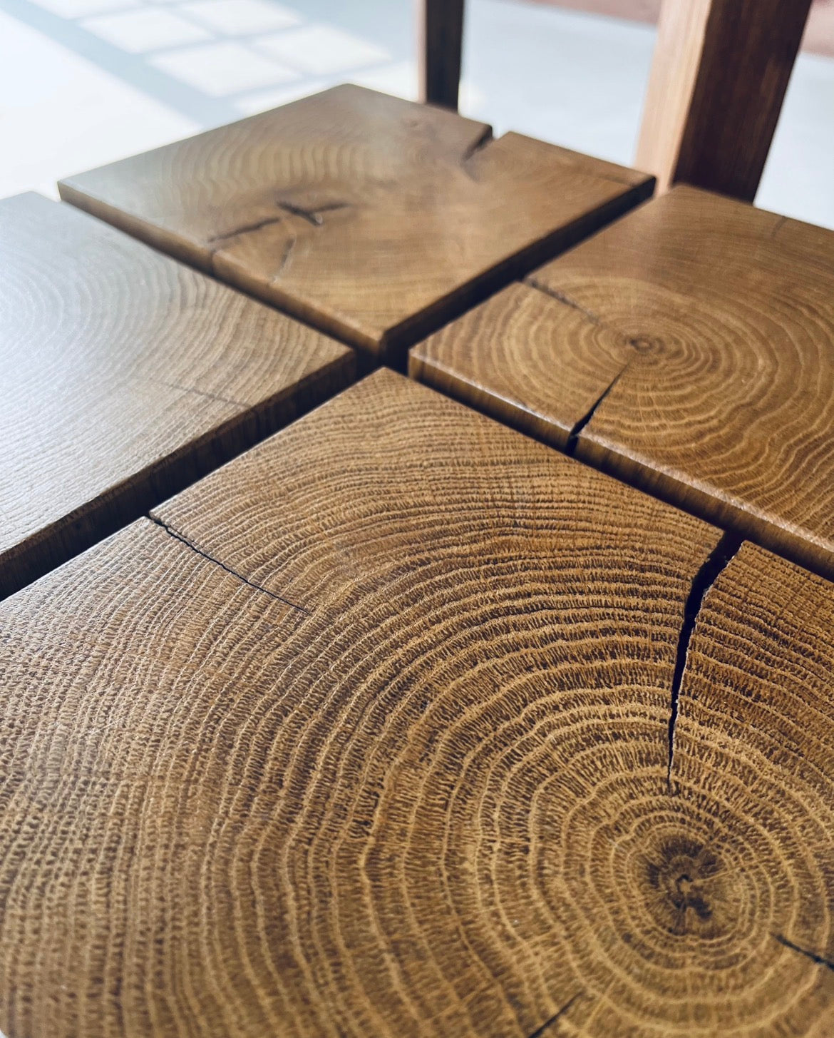 tabouret en chêne massif- LETONIO